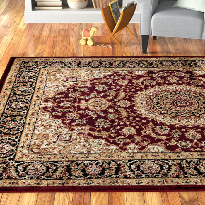 Andover Mills™ Shiflett Performance Burgundy Red Rug & Reviews Wayfair